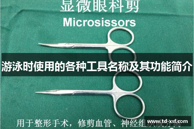 游泳时使用的各种工具名称及其功能简介